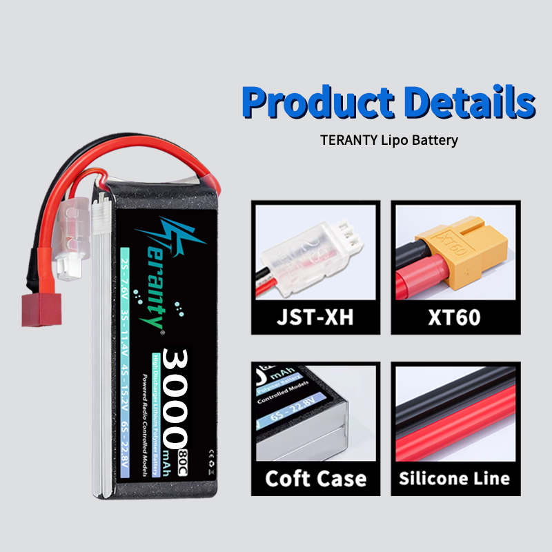 테란티 2S 3000mAh 리포 배터리 7.4V 60C - Drone Gimbal Controller 리뷰 및 가격